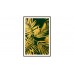 Постер для интерьера золотые листья пальмы-3 60*80см.