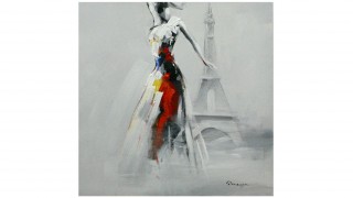 Картина маслом Парижанка Картина маслом Парижанка