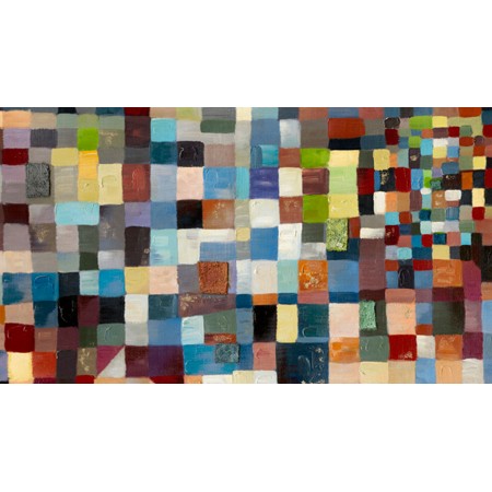 Картина маслом Пиксели