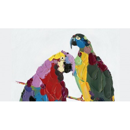 Картина маслом Доминиканские Попугаи