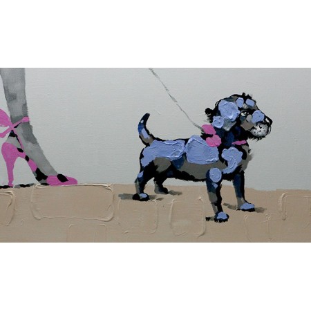 Картина маслом Девочка и собака