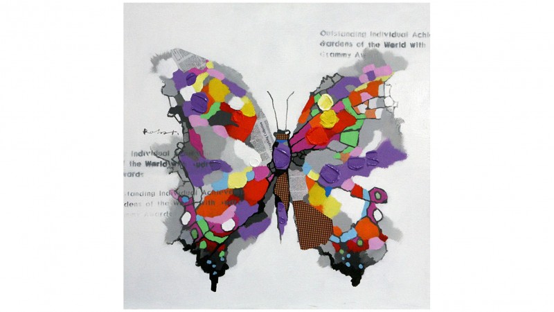 Картина маслом Бабочка