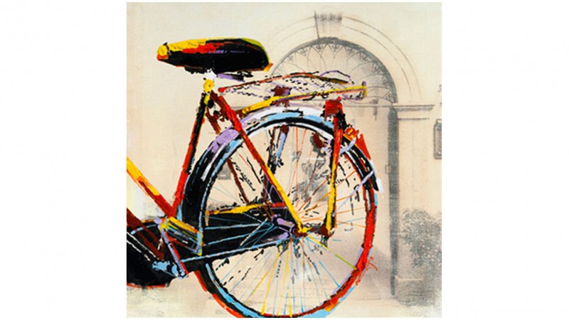 Картина маслом Велосипед - 3