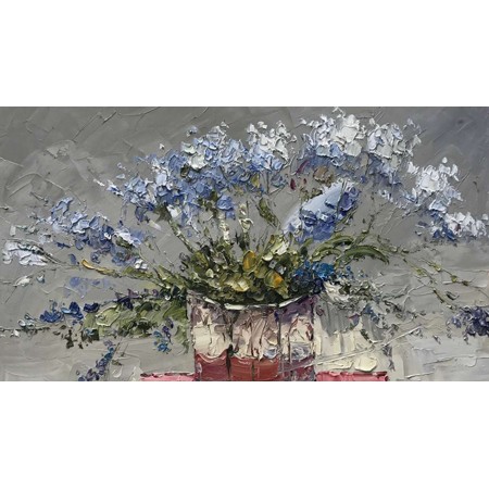 Картина маслом Цветы на столе - 2