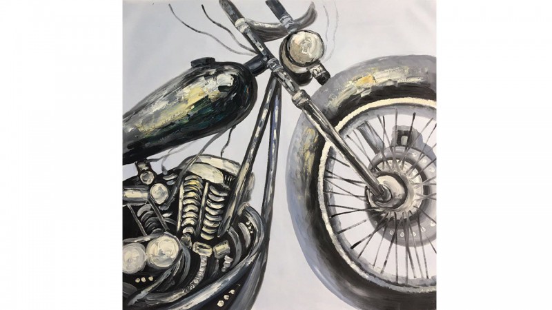 Картина маслом Мотоцикл - 2