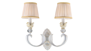 B5156/2W WH+GD (1/10) Бра Veneto Luce B5156/2W WH+GD (1/10) Бра Veneto Luce