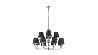 8639/8+4C+B CR (1) Люстра Модерн Veneto Luce
