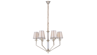 8669/6NK NICKEL (1) Люстра Модерн Veneto Luce 8669/6NK NICKEL (1) Люстра Модерн Veneto Luce