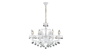 5117/8 WH+SIL (1) Люстра Veneto Luce