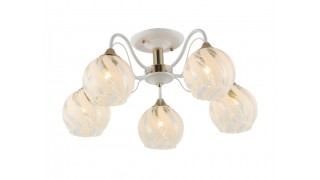 74310/5 WHITE+GOLD (4) Люстра