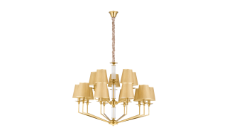8669/10+5LT BRASS (1) Люстра Модерн Veneto Luce