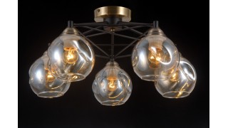 39171MD/5 MBK+AB (1) Люстра Veneto Luce