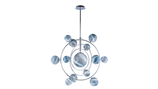 1585L-MD-12+1 CHROME (1) Люстра Лофт Veneto Luce