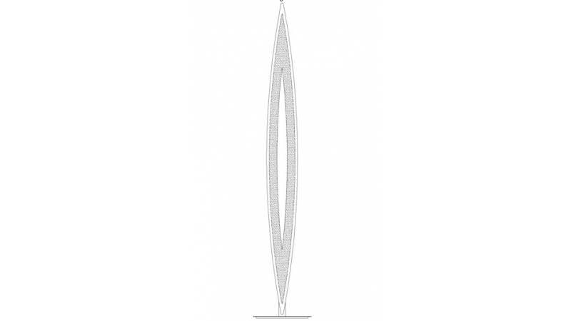 T9836/1 CHROME (1) Торшер
