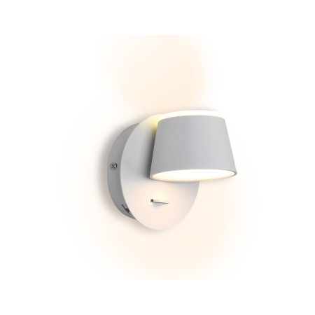 Настенный светодиодный светильник с выключателем на корпусе