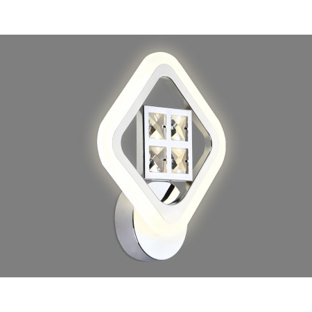 Настенный светодиодный светильник с хрусталем