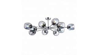 SLE155402-10 Люстра потолочная Хром/Дымчатый E27 10*60W SLE155402-10 Люстра потолочная Хром/Дымчатый E27 10*60W